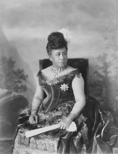 Queen Kapi‘olani of Hawai‘i. Call Number: People. Kapi`olani, folder 1. Image from Bishop Museum Archives, Honolulu, Hawaii. Images are not to be re-used without permission.