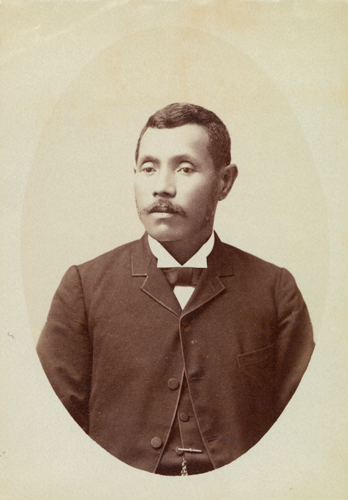 Joseph Nawahi, Lahainaluna student, lawyer, artist and politician. Call Number: People. Na-Nd. Artifact Number: SP_77056 Image from Bishop Museum Archives, Honolulu, Hawaii. Images are not to be re-used without permission.