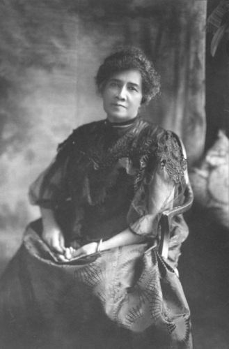 Photo of Queen Lili‘uokalani taken in 1913. Call Number: People. Lili‘uokalani. Image from Bishop Museum Archives, Honolulu, Hawaii. Images are not to be re-used without permission.