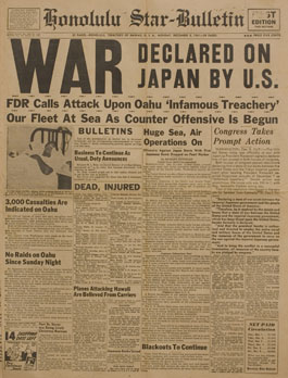 World War II Newspaper Headlines