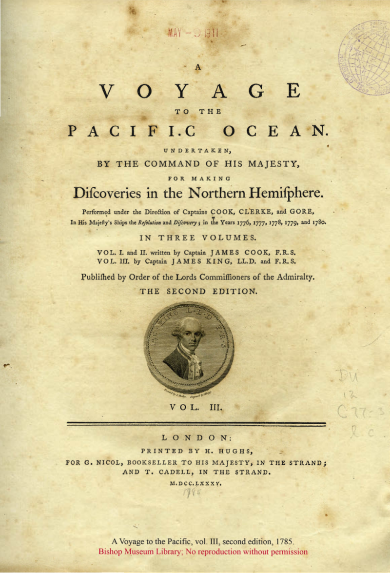Voyage account of tattooing