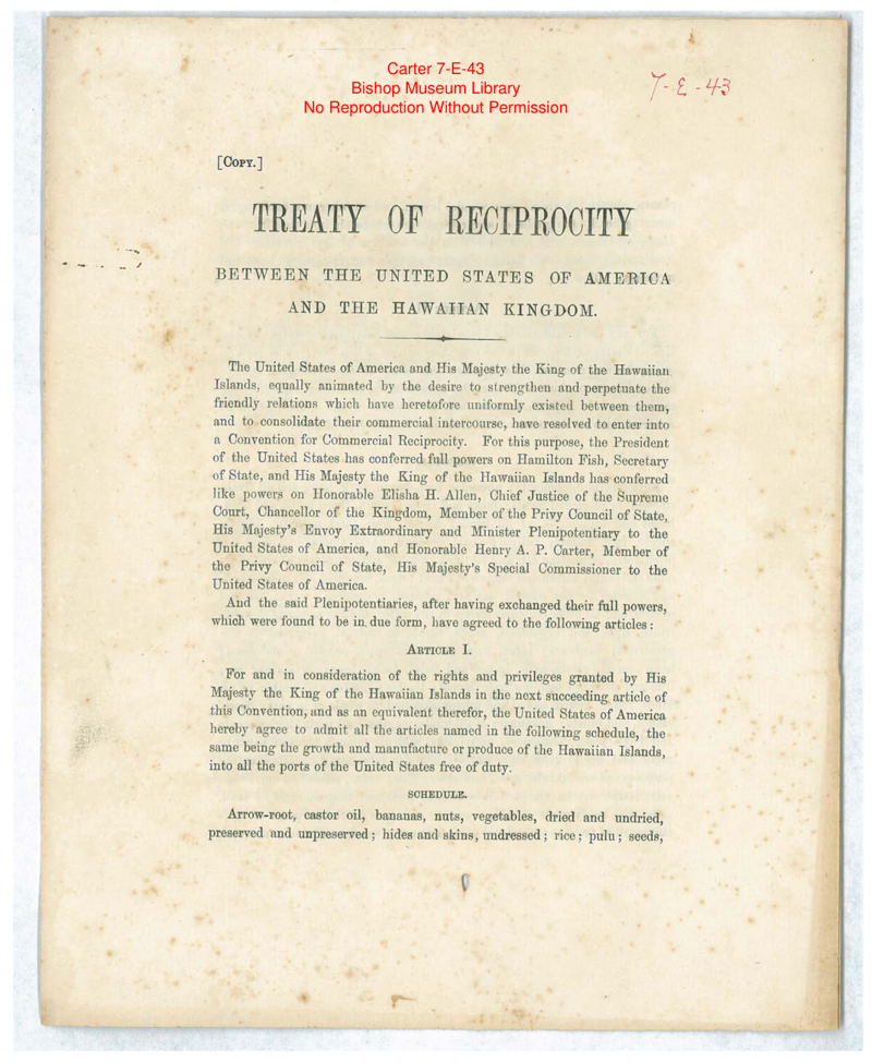 Treaty of Reciprocity